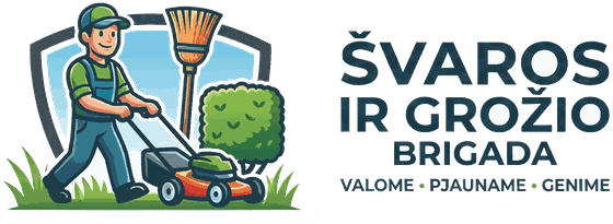 Švaros ir grožio brigada — valome, pjauname, genime